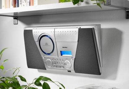 Karcher MC 6550N vertikale Kompaktanlage CD Kassette - Silber