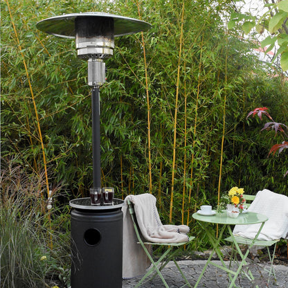 APANA Bellamente ONE 14kW Outdoor Gas-Heizpilz – Schwarz