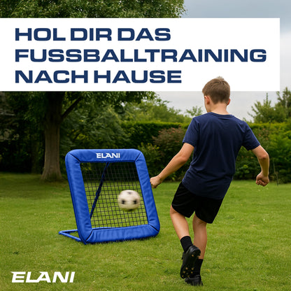 ELANI Rebounder 1x1m Fussball - Training mit Schutzrand