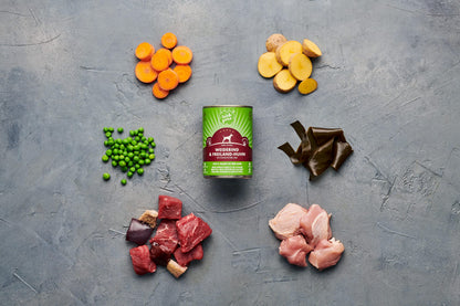 Irish Pure Premium Nassfutter Weiderind getreidefrei 12x 390g