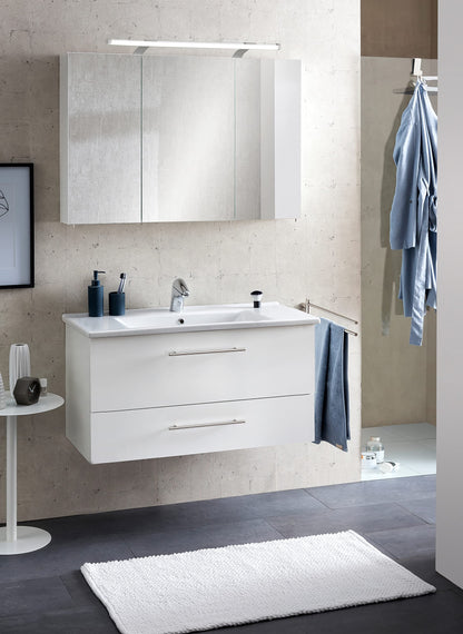 Schildmeyer Dorina 124889 Spiegelschrank, weiss, 100 cm