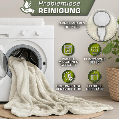 sinnlein Elektrische Heizdecke 200x180 cm - Abschaltautomatik