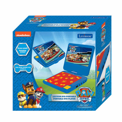 Lexibook Paw Patrol DVDP6PA Tragbarer DVD-Player 7" drehbar