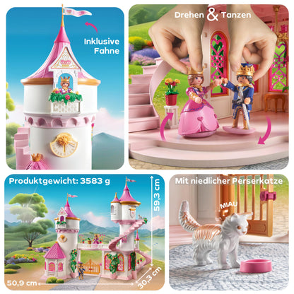 PLAYMOBIL Princess Magic Prinzessinnenschloss mit Königspaar - 71845