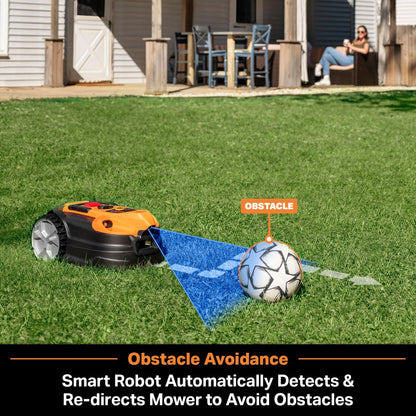 LawnMaster VBRM18AMID4R Mähroboter - kabellos 800m²