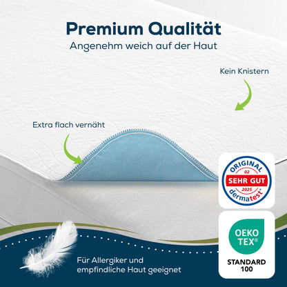 Sensalou Inkontinenz Bettunterlage 70x100 cm, wasserdicht, 4er Set