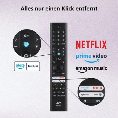 JVC LT-24VRH3555 Fire TV 24 Zoll HD-Ready Smart TV mit Alexa