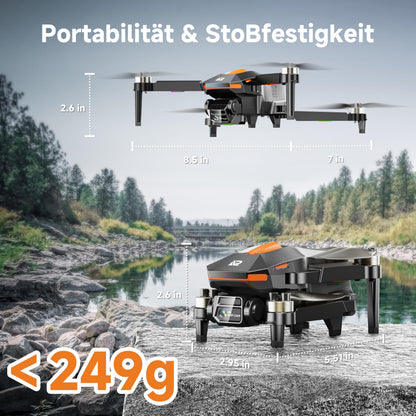 PLEGBLE PL510 Mini-Drohne mit 1080P Kamera und bürstenlosem Motor
