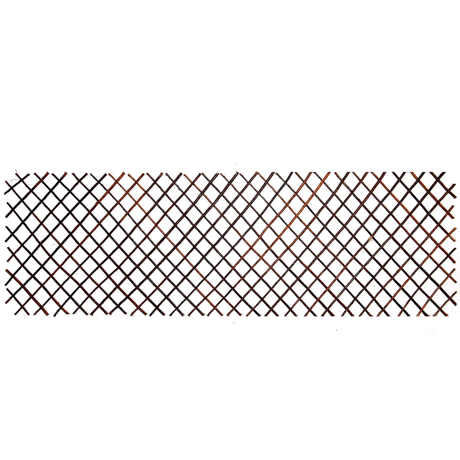 UNUS Rankgitter Weide 5er Set, ausziehbares Scherengitter 180x90 cm aus Weidenholz als Rankhilfe
