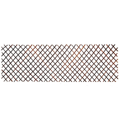 UNUS Rankgitter Weide 5er Set, ausziehbares Scherengitter 180x90 cm aus Weidenholz als Rankhilfe
