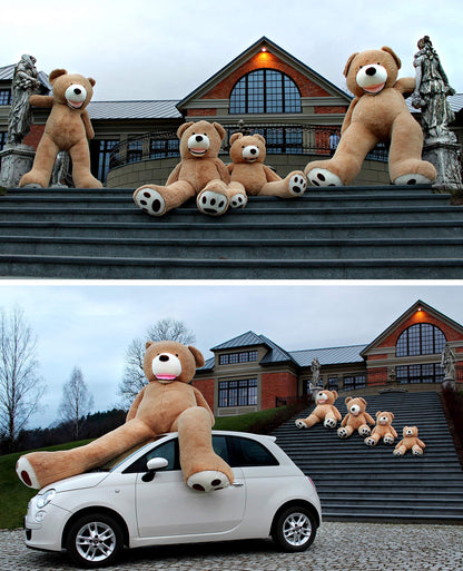 MKS XXL Teddybär Kuscheltier 200cm mit waschbarem Bezug