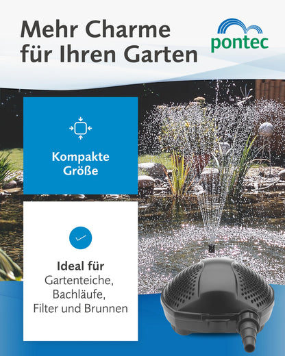 Pontec PondoMax Eco 5000 Filterpumpe für Teich Bachlauf