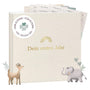 mintkind Mein erstes Jahr Babyalbum, Leinen Beige, 176 Seiten