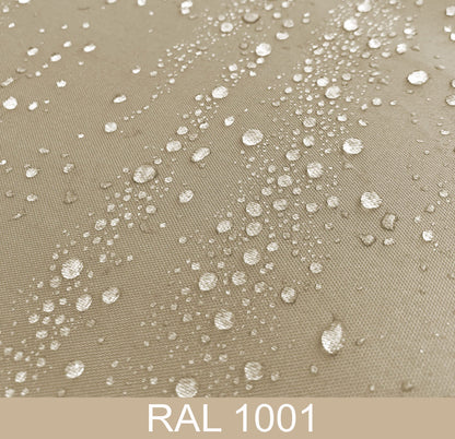 QUICK STAR Paravent 3-teilig 170 x 165 cm Beige Sichtschutz