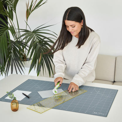 Elan Schneidematte A1 selbstheilend, 60 x 90 cm, 5-lagig, grau