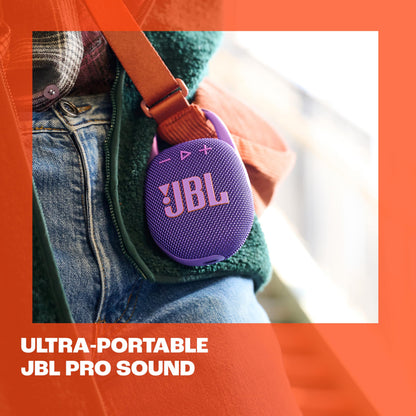 JBL Clip 5 Bluetooth-Lautsprecher blau – tragbar und wasserdicht