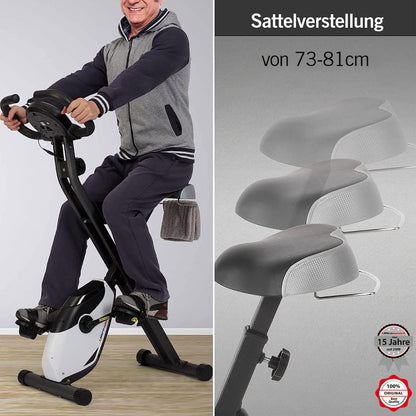 Ultrasport F-Bike Heavy Heimtrainer – Klappbares Fitnessvelo