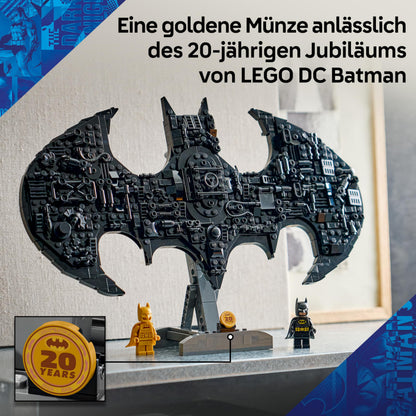LEGO DC Batman Logo Bauset 76330 mit Minifiguren, 678 Teile