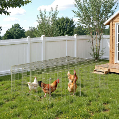 Wiltec Freilaufgehege Kleintiere – 216x116x65 cm stabil