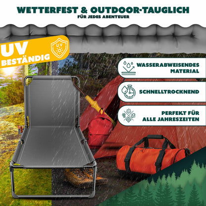 KESSER Campingbett Feldbett klappbar 190 x 68 x 30 cm, bis 250 kg