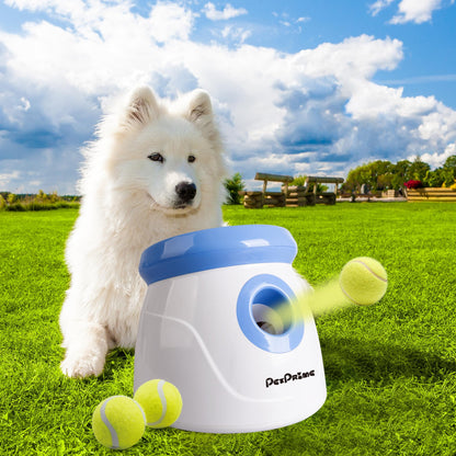 Pet Prime Automatischer Ballwerfer für kleine Hunde - Mini Weiss