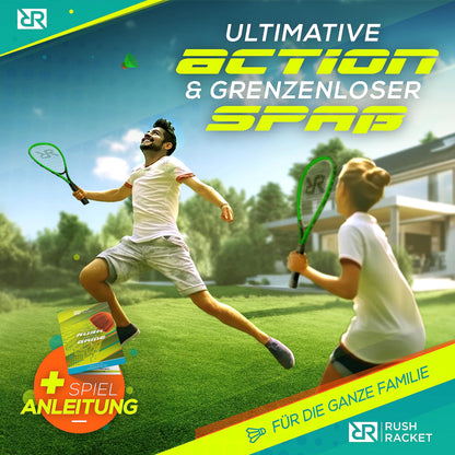 Rush Racket Speed Badminton Set RS3 Crossminton Set Grün