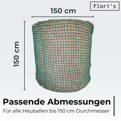 Flori's® Heunetz Rundballen engmaschig - ø150x150cm, 4.5cm