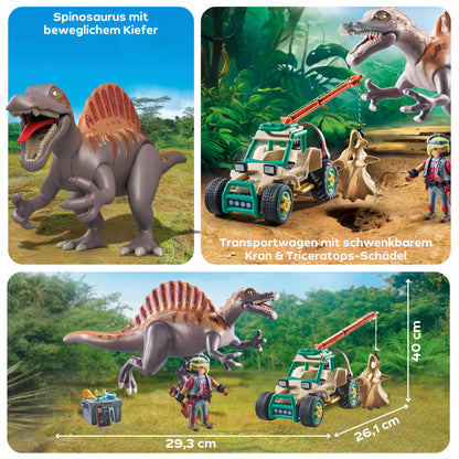 PLAYMOBIL Dinos Spinosaurus-Angriff auf Dino-Ausgrabung 71820