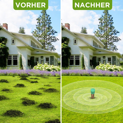 ISOTRONIC Maulwurfabwehr Vibrasonic - Wühlmausschutz ON/Off Schalter