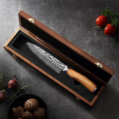 zayiko Minami Premium Damast Santokumesser 17.5 cm
