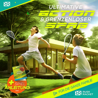 Rush Racket RS3 Speed Badminton Set 5-teilig mit Tragetasche