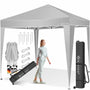 KESSER® Pop-Up Faltpavillon 3x3m Gartenpavillon - Grau