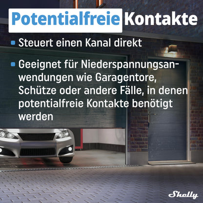 Shelly Plus 1 WLAN Bluetooth Smart Relais Schalter - 4er Pack