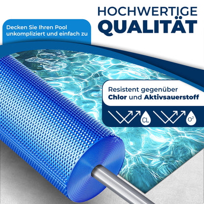 KESSER® Pool Solarfolie Poolabdeckung - 400µm rund 549cm Heizung