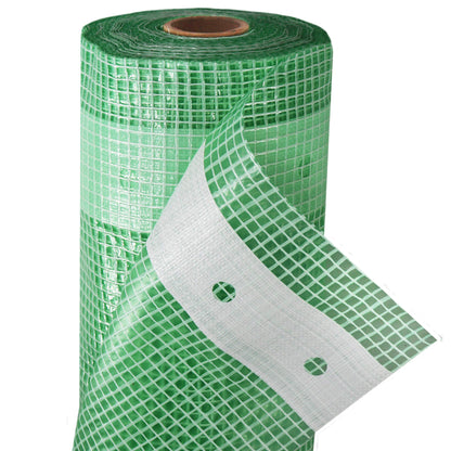 Aquagart Gewächshaus Gitterfolie – 250g, 4,0m breit, grün/transparent