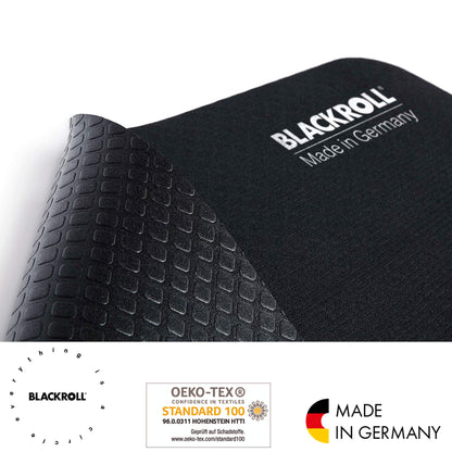 BLACKROLL® MAT Rutschfeste Fitnessmatte - 65x185 cm Schwarz mit GYMBAG