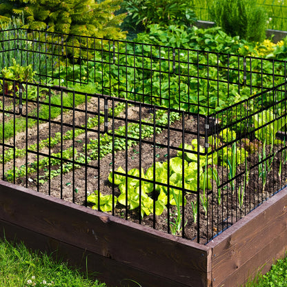 Thealyn Dekorativer Metall Tierzaun – 25er-Set ohne Graben