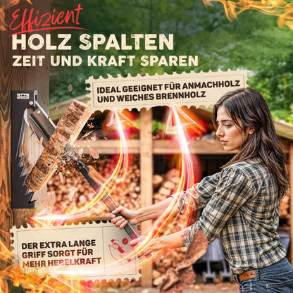 Drei Eichen Anzündholzspalter Manuell – Wandmontage