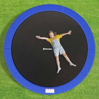 SONGMICS Trampolin Schutzkissen STP12FT, 366 cm, UV-beständig, Blau