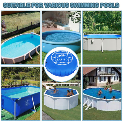 Poolkissen Winter Luftkissen Rund - 4 Meter Durchmesser Schwimmbad