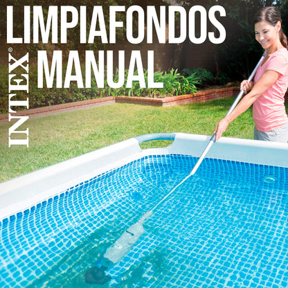 Intex Unterwasser Handheld Pool-Staubsauger Akkubetrieben Grau