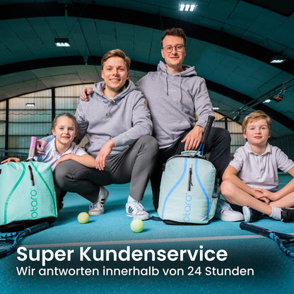 Otaro Kinder Tennisrucksack & Tennistasche - mintgrün