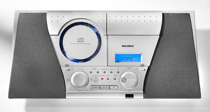 Karcher MC 6550N vertikale Kompaktanlage CD Kassette - Silber