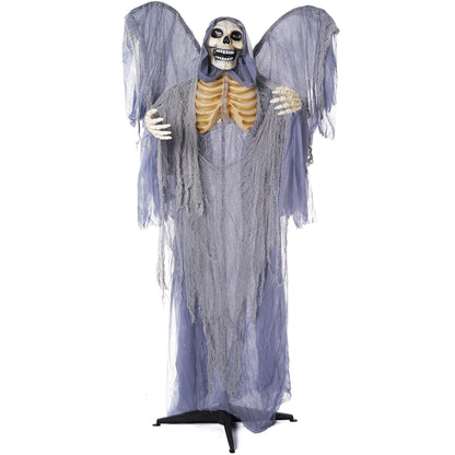 JOYIN Sensenmann Geist Halloween Deko - Animatronic mit Flügeln 160cm
