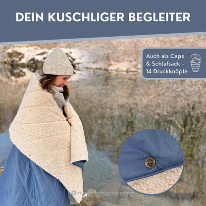 BERGTIGER GMIATLI 3in1 Outdoor Decke - ultraleicht & wasserabweisend
