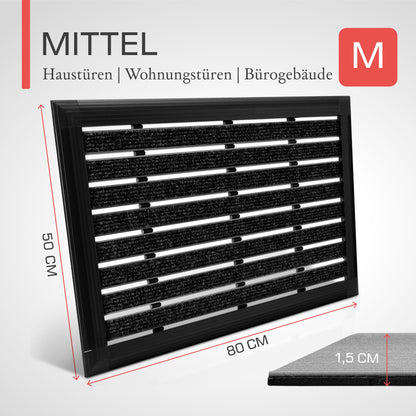 bomoe AluGant Fussabtreter Aussen 50x80 cm Anthrazit
