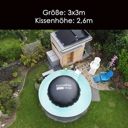 HomeBee® Poolkissen Winter XXL für Pool-Überwinterung – 3m