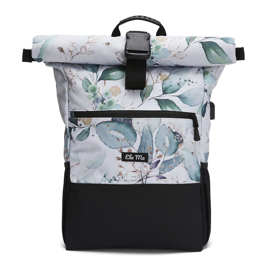 Ela Mo Rucksack Damen mit Laptopfach für Uni & Alltag – Waterleaf Gold, goldfarben. Optimal für Uni & Alltag, inklusive Laptopfach.