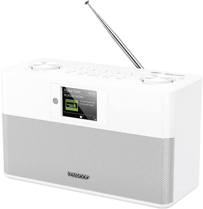 KENWOOD CR-ST80DAB Stereo-Kompaktradio DAB+ Bluetooth – Weiss