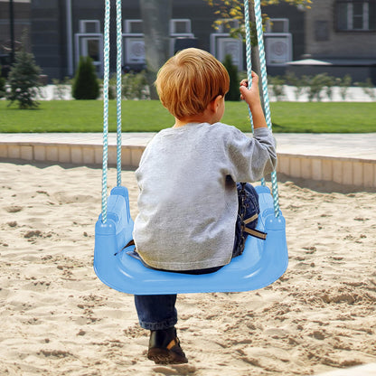 KINSPORY Kinderschaukel 3 in 1 Babyschaukel mitwachsend Hellblau